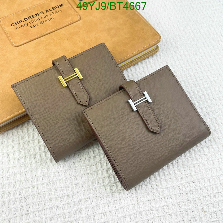 Hermes Bag-(4A)-Wallet- Code: BT4667 $: 49USD