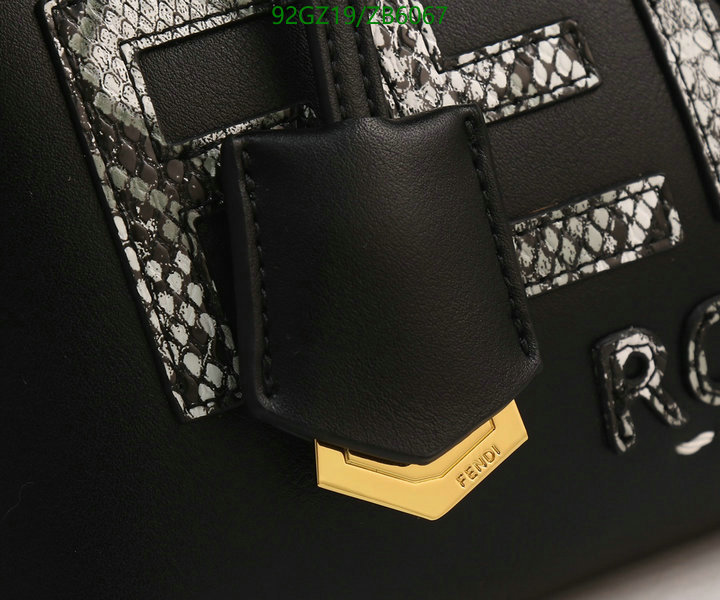 Fendi Bag-(4A)-Boston- Code: ZB6067 $: 92USD