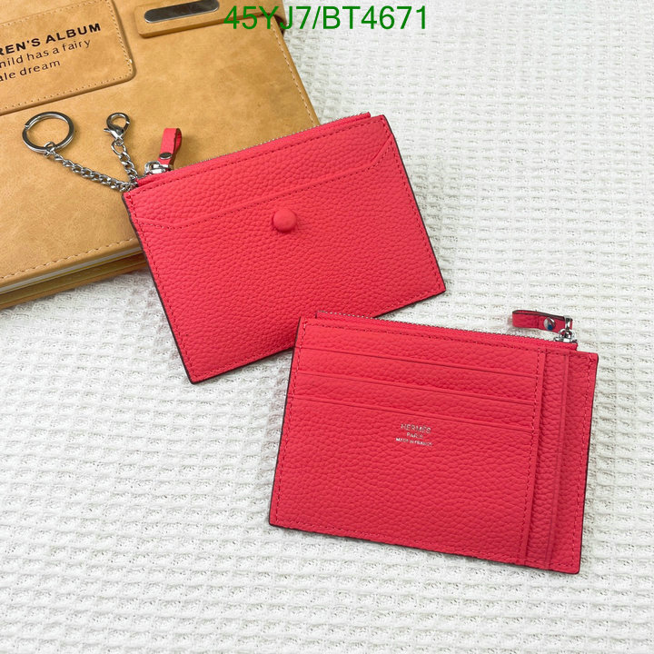 Hermes Bag-(4A)-Wallet- Code: BT4671 $: 45USD