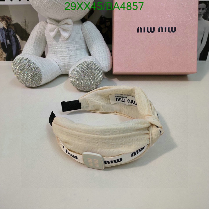 Headband-MIU MIU Code: BA4857 $: 29USD