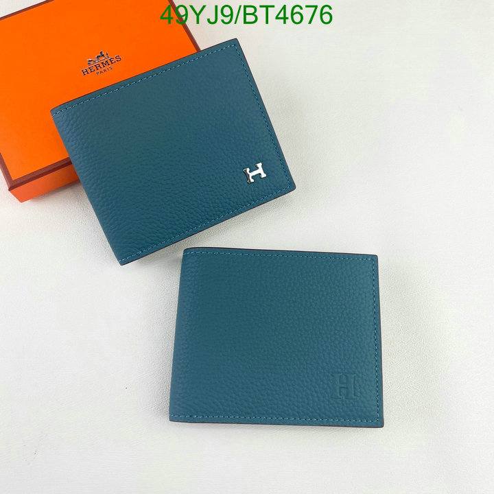 Hermes Bag-(4A)-Wallet- Code: BT4676 $: 49USD