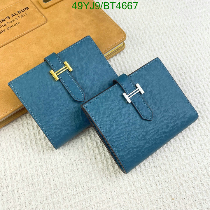 Hermes Bag-(4A)-Wallet- Code: BT4667 $: 49USD