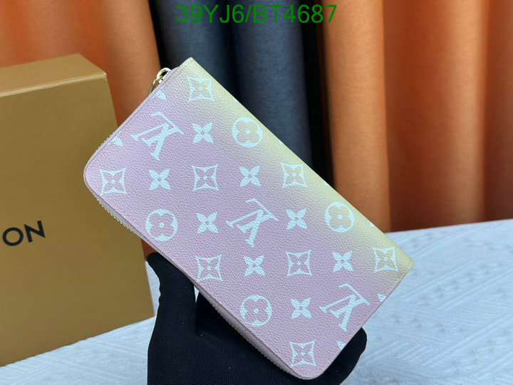 LV Bag-(4A)-Wallet- Code: BT4687 $: 39USD