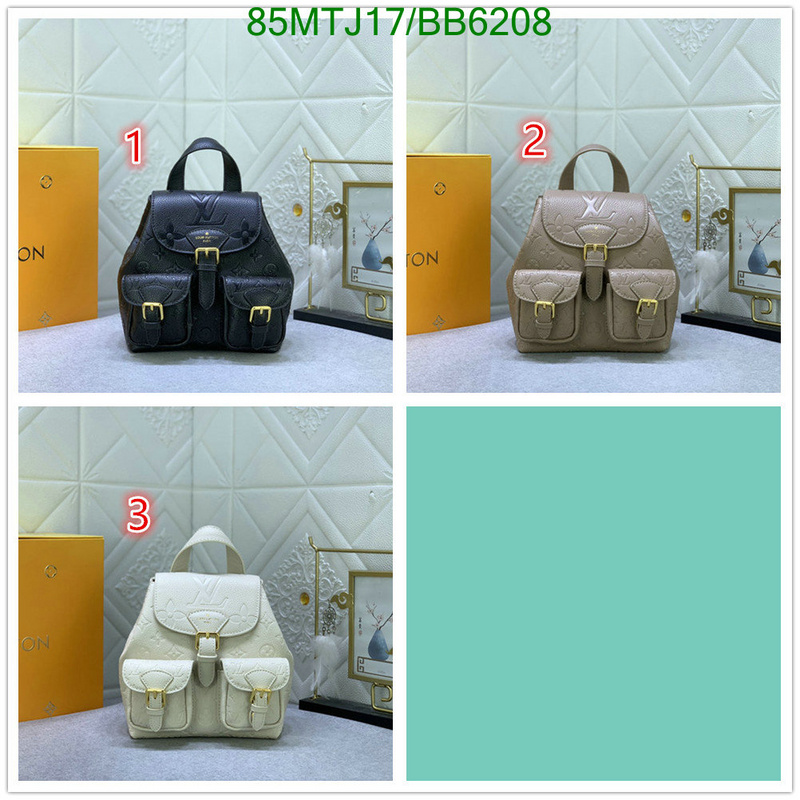 LV Bag-(4A)-Backpack- Code: BB6208 $: 85USD