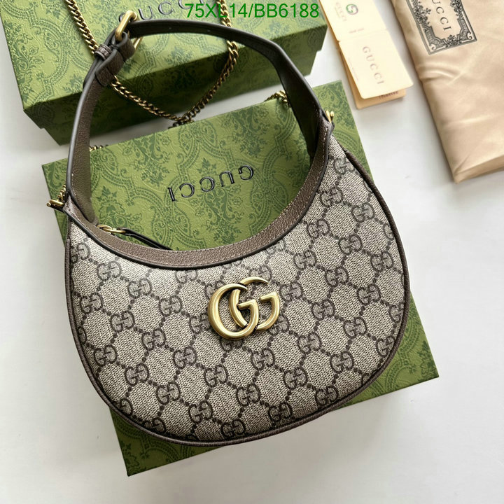 Gucci Bag-(4A)-Handbag- Code: BB6188 $: 75USD
