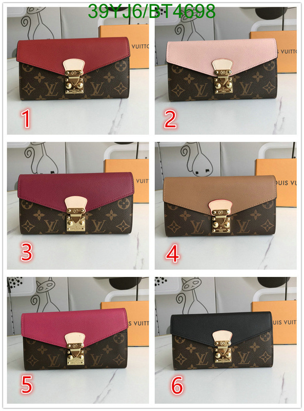 LV Bag-(4A)-Wallet- Code: BT4698 $: 39USD