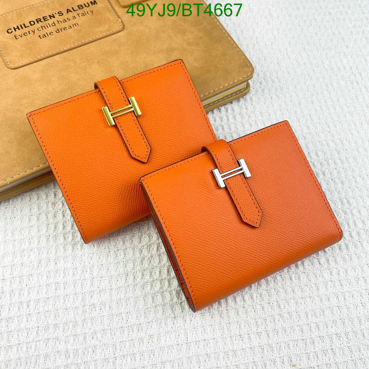 Hermes Bag-(4A)-Wallet- Code: BT4667 $: 49USD