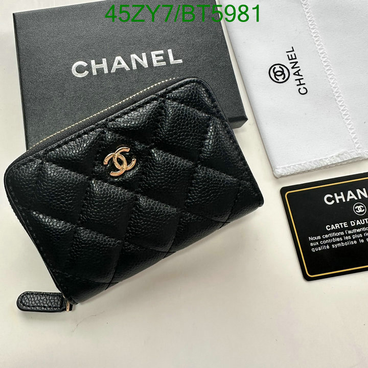 Chanel Bag-(4A)-Wallet- Code: BT5981 $: 45USD