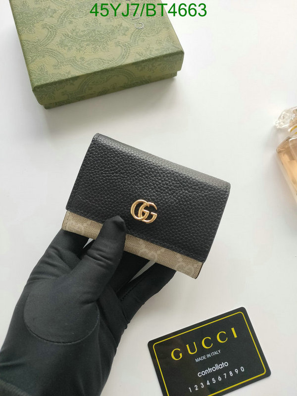 Gucci Bag-(4A)-Wallet- Code: BT4663 $: 45USD