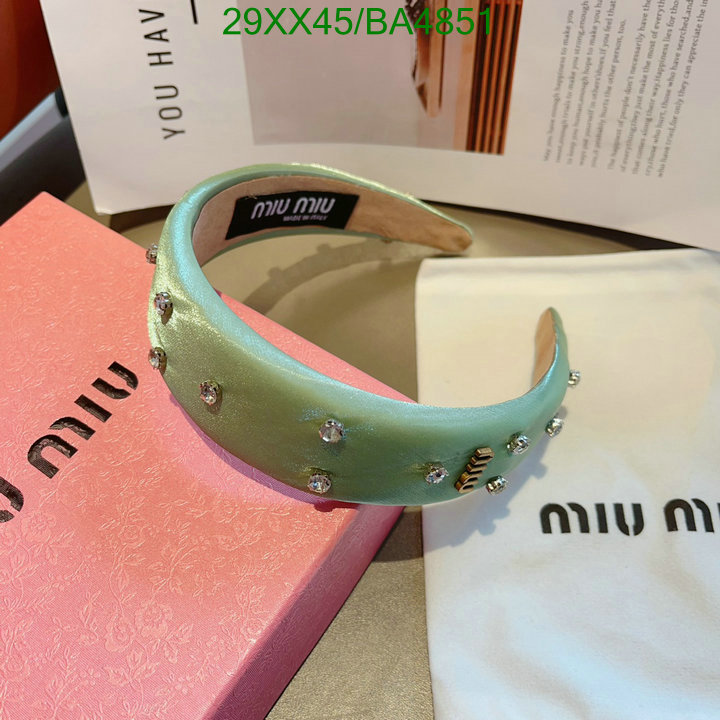 Headband-MIU MIU Code: BA4851 $: 29USD