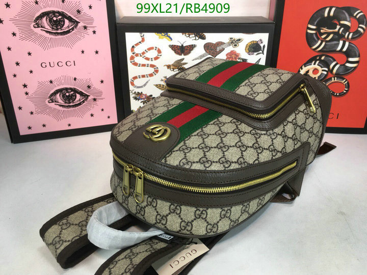 Gucci Bag-(4A)-Backpack- Code: RB4909 $: 99USD