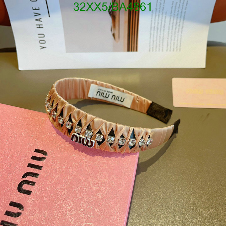 Headband-MIU MIU Code: BA4861 $: 32USD