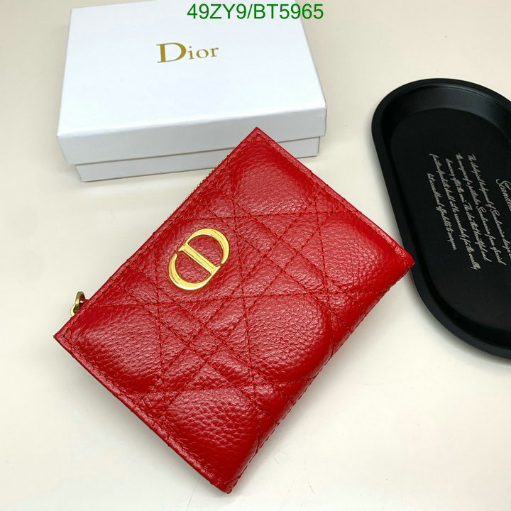 Dior Bag-(4A)-Wallet- Code: BT5965 $: 49USD