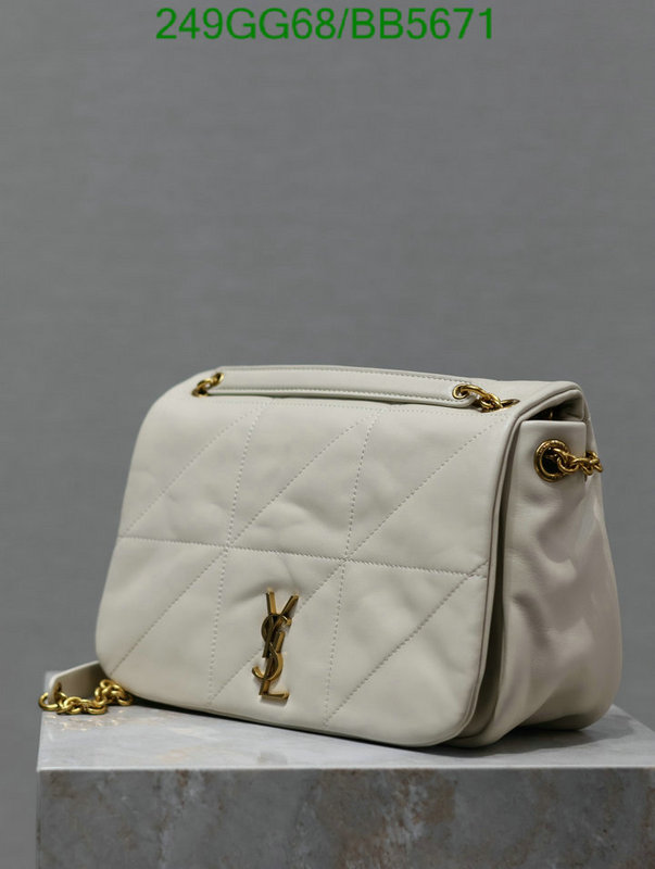 YSL Bag-(Mirror)-Crossbody- Code: BB5671 $: 249USD