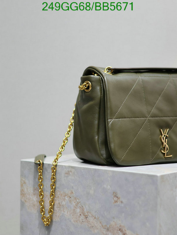 YSL Bag-(Mirror)-Crossbody- Code: BB5671 $: 249USD