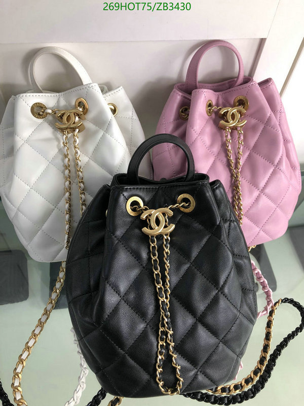 Chanel Bag-(Mirror)-Backpack- Code: ZB3430 $: 269USD