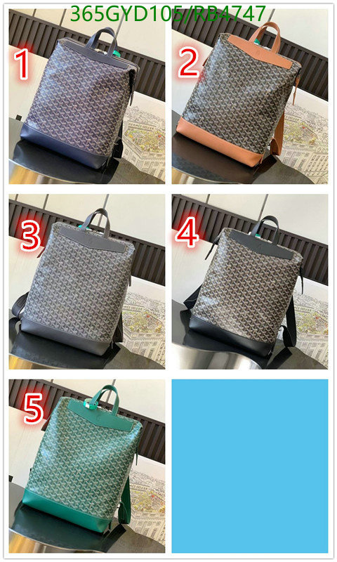 Goyard Bag-(Mirror)-Backpack- Code: RB4747