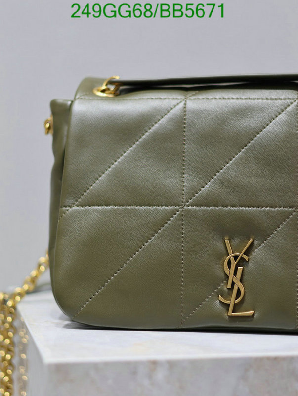 YSL Bag-(Mirror)-Crossbody- Code: BB5671 $: 249USD