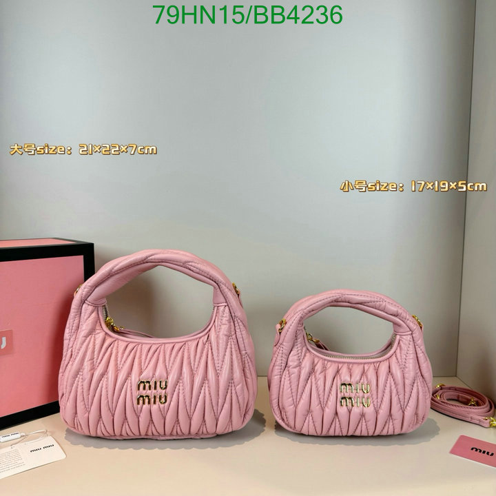 Miu Miu Bag-(4A)-Diagonal- Code: BB4236