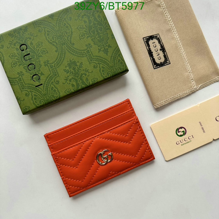 Gucci Bag-(4A)-Wallet- Code: BT5977 $: 39USD