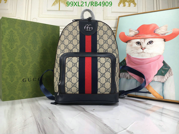 Gucci Bag-(4A)-Backpack- Code: RB4909 $: 99USD