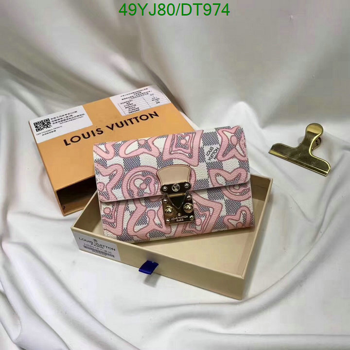 LV Bag-(4A)-Wallet- Code: DT974 $: 49USD