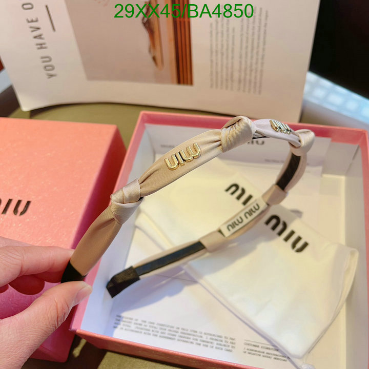 Headband-MIU MIU Code: BA4850 $: 29USD