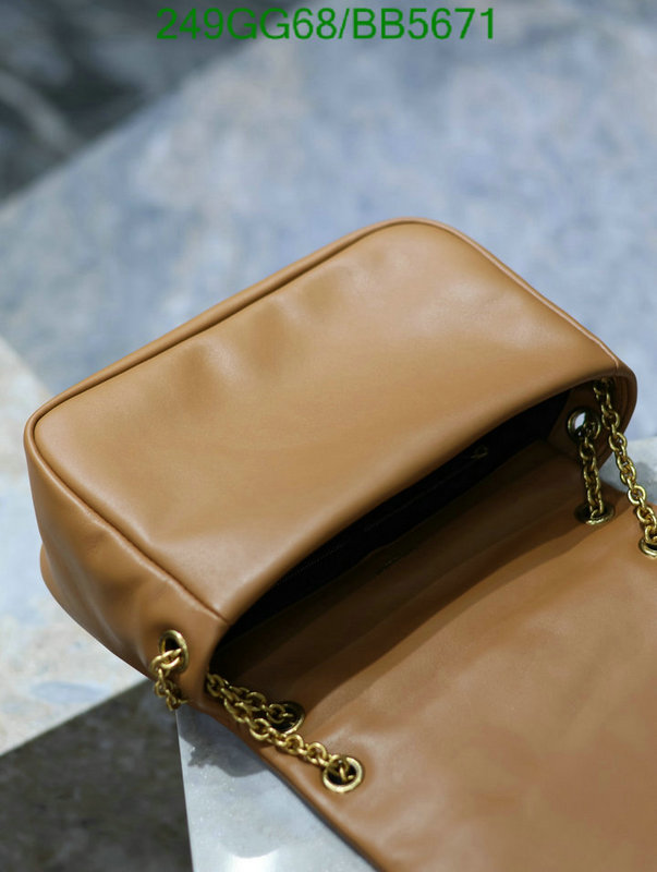 YSL Bag-(Mirror)-Crossbody- Code: BB5671 $: 249USD