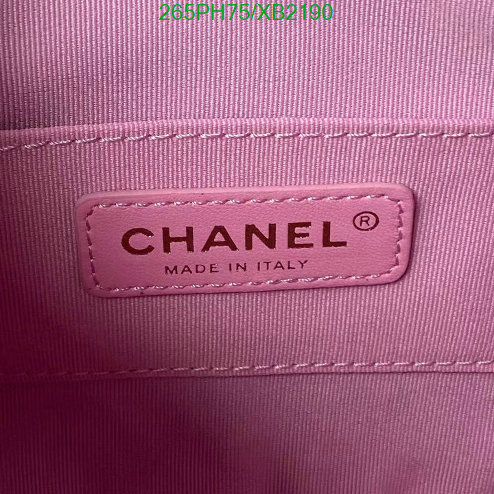 Chanel Bag-(Mirror)-Backpack- Code: XB2190 $: 265USD