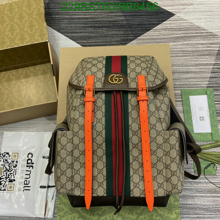 Gucci Bag-(Mirror)-Backpack- Code: BB6456 $: 229USD