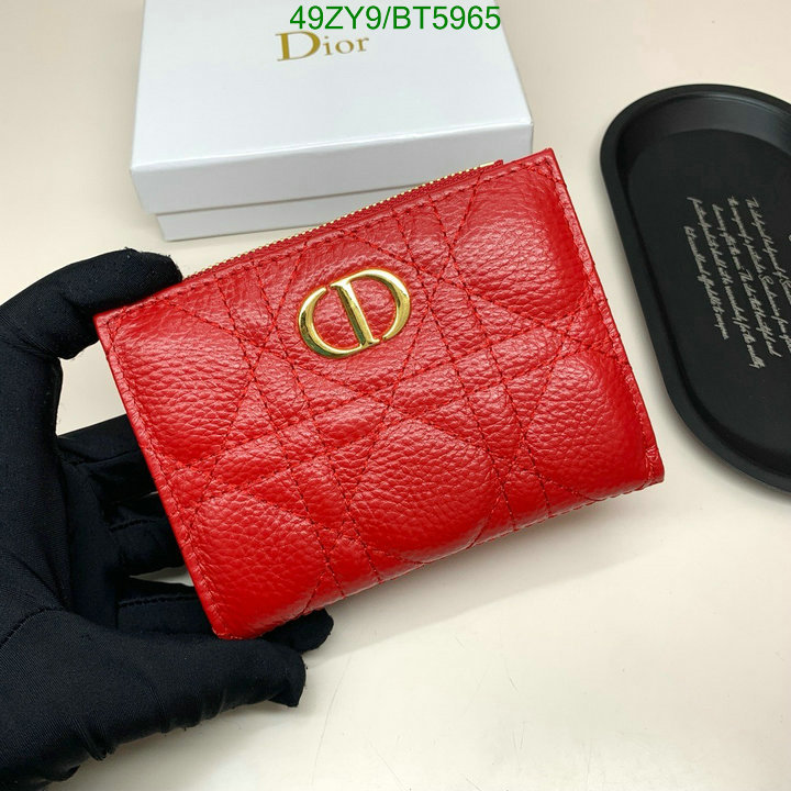 Dior Bag-(4A)-Wallet- Code: BT5965 $: 49USD