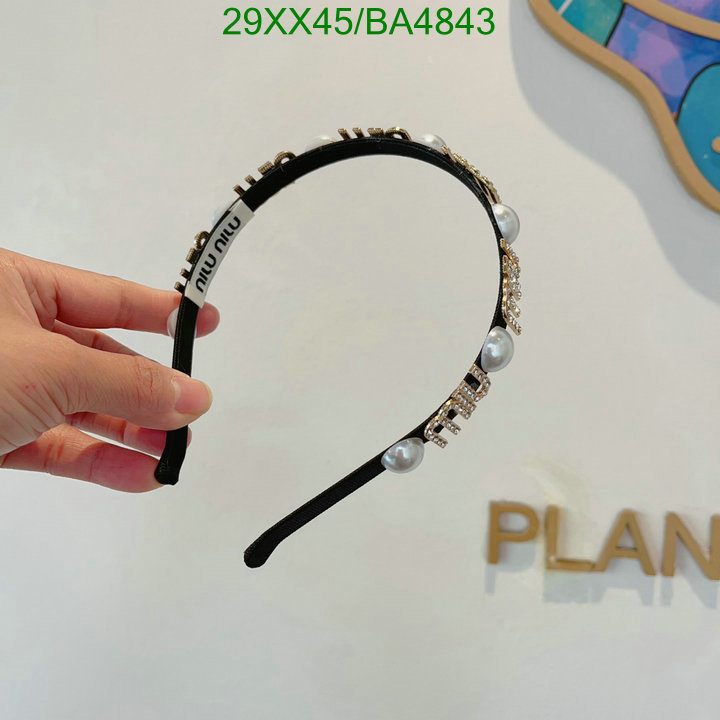 Headband-MIU MIU Code: BA4843 $: 29USD