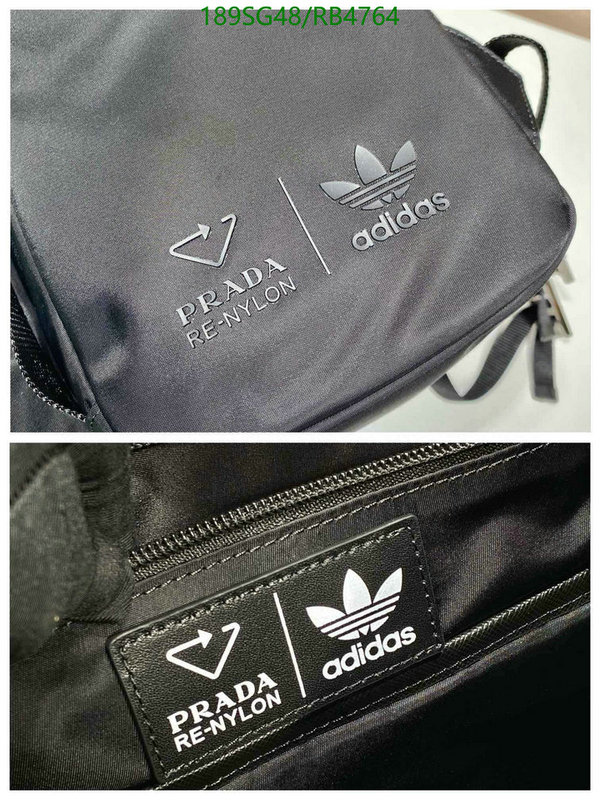 Prada Bag-(Mirror)-Backpack- Code: RB4764 $: 189USD