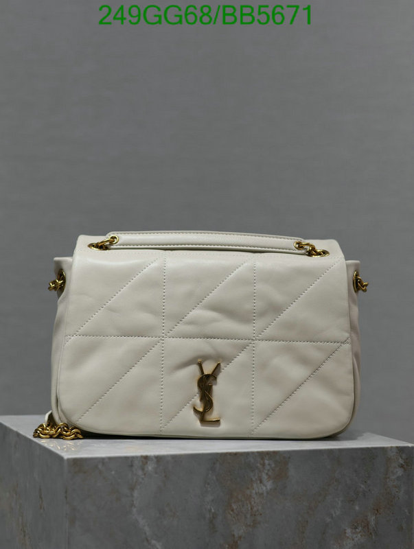 YSL Bag-(Mirror)-Crossbody- Code: BB5671 $: 249USD