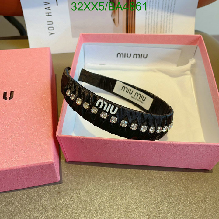 Headband-MIU MIU Code: BA4861 $: 32USD