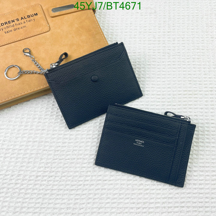 Hermes Bag-(4A)-Wallet- Code: BT4671 $: 45USD