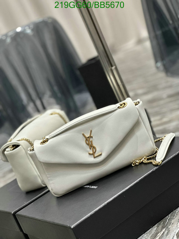 YSL Bag-(Mirror)-Crossbody- Code: BB5670 $: 219USD