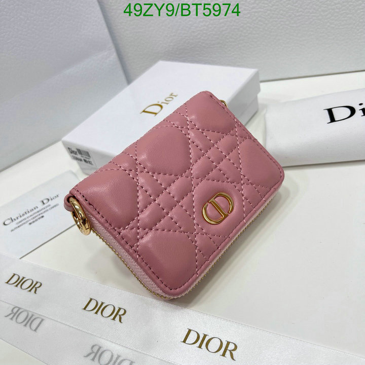 Dior Bag-(4A)-Wallet- Code: BT5974 $: 49USD