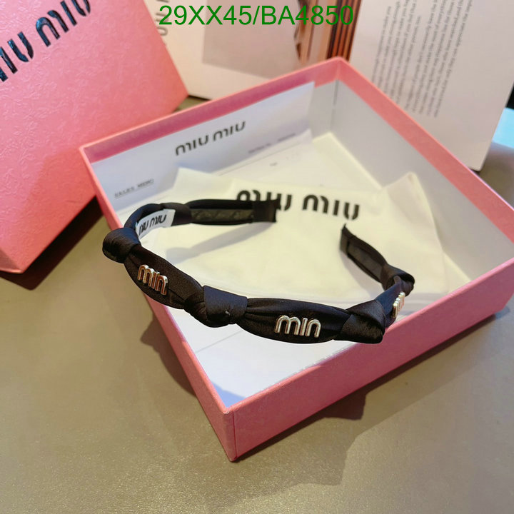 Headband-MIU MIU Code: BA4850 $: 29USD