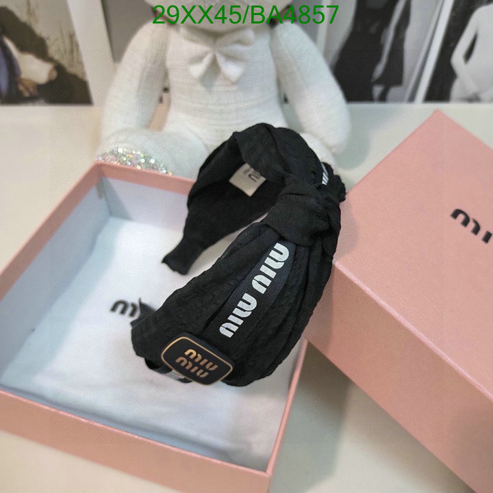 Headband-MIU MIU Code: BA4857 $: 29USD