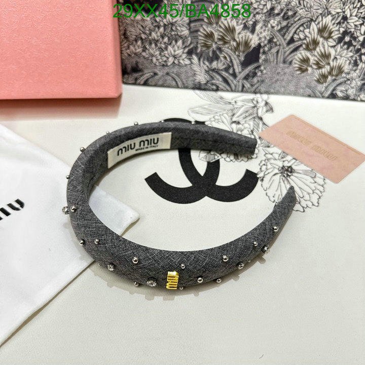 Headband-MIU MIU Code: BA4858 $: 29USD