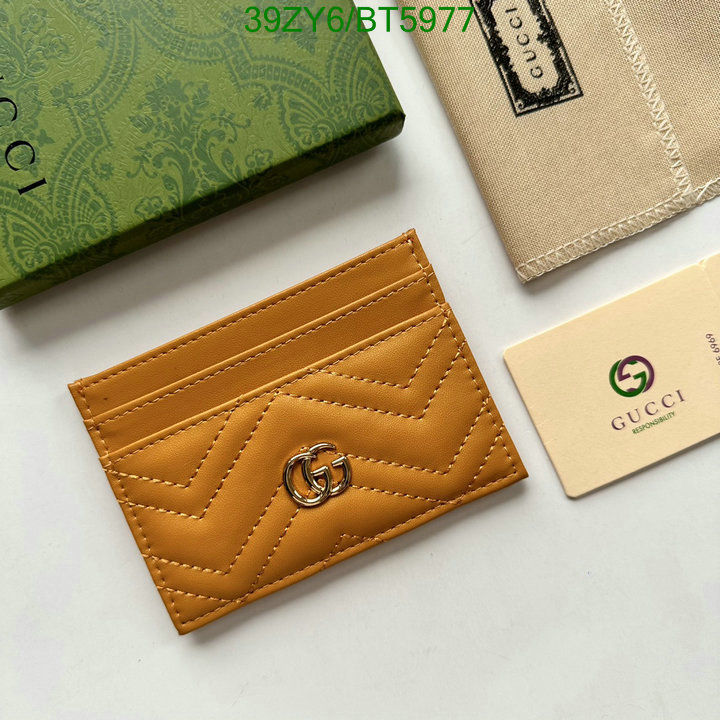 Gucci Bag-(4A)-Wallet- Code: BT5977 $: 39USD