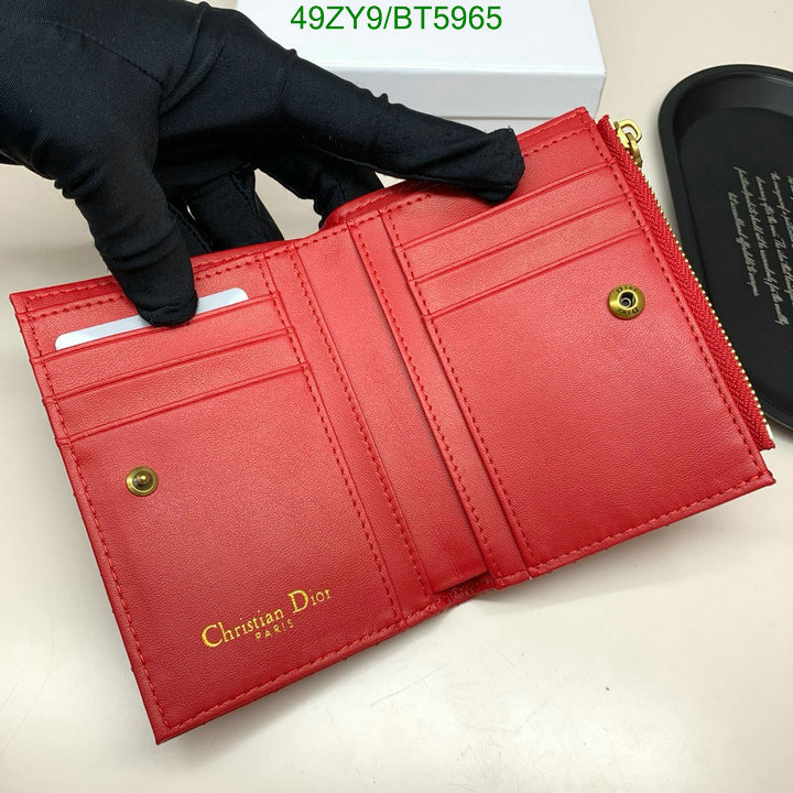 Dior Bag-(4A)-Wallet- Code: BT5965 $: 49USD