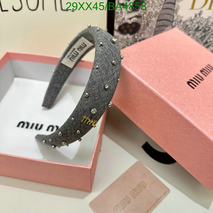 Headband-MIU MIU Code: BA4858 $: 29USD