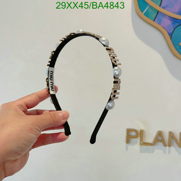 Headband-MIU MIU Code: BA4843 $: 29USD