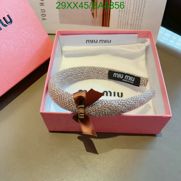 Headband-MIU MIU Code: BA4856 $: 29USD