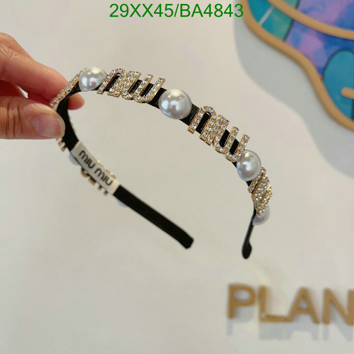 Headband-MIU MIU Code: BA4843 $: 29USD