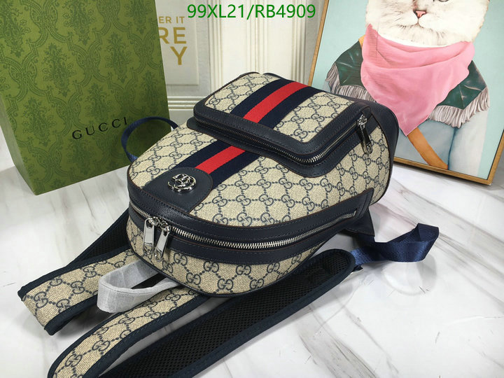 Gucci Bag-(4A)-Backpack- Code: RB4909 $: 99USD