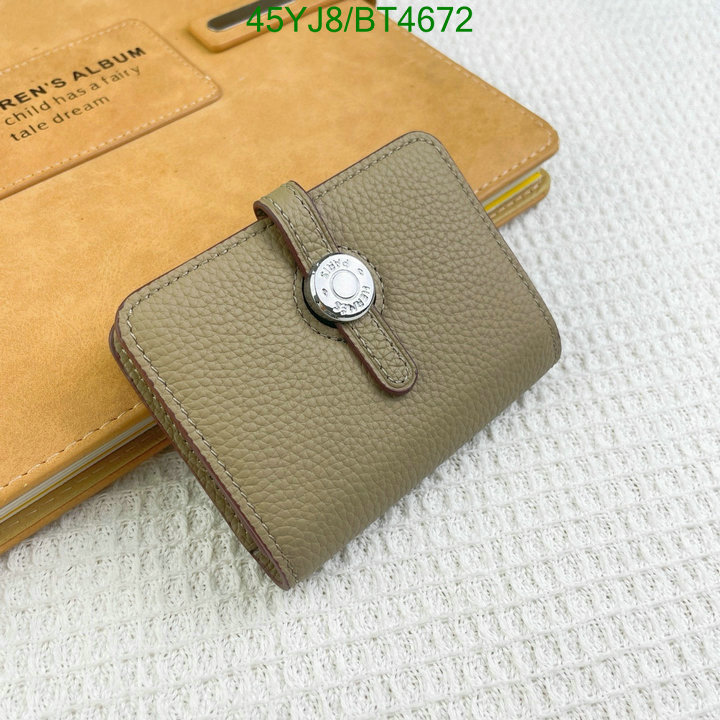 Hermes Bag-(4A)-Wallet- Code: BT4672 $: 45USD