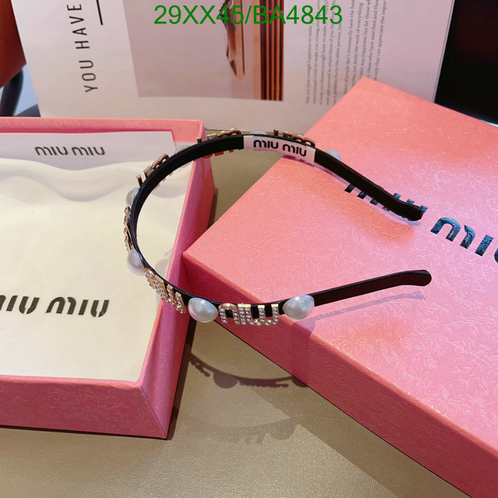 Headband-MIU MIU Code: BA4843 $: 29USD